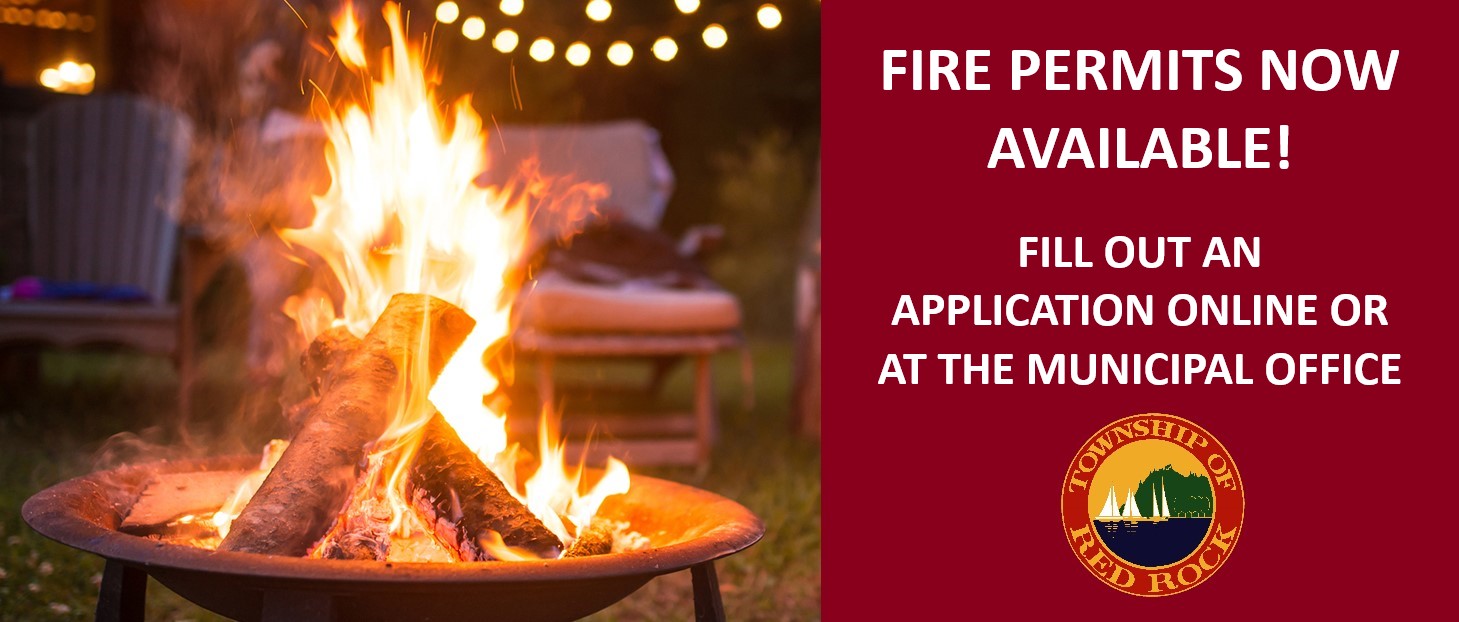 FIRE PERMITS AVAILABLE- Online or In Person! - Red Rock Township